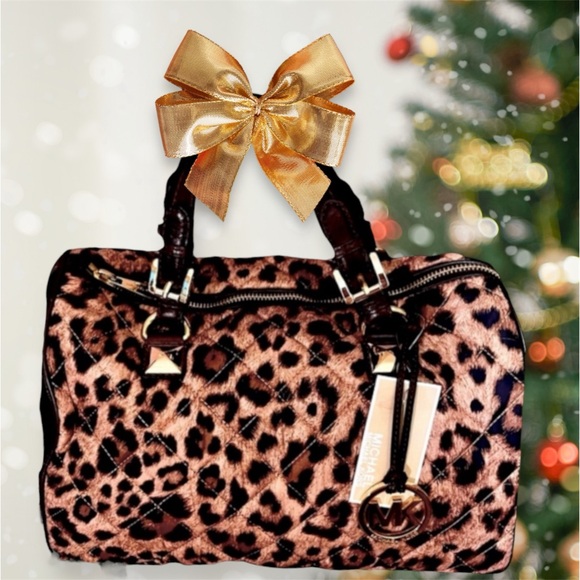 Michael Kors Leopard Satchel - Picture 13 of 13